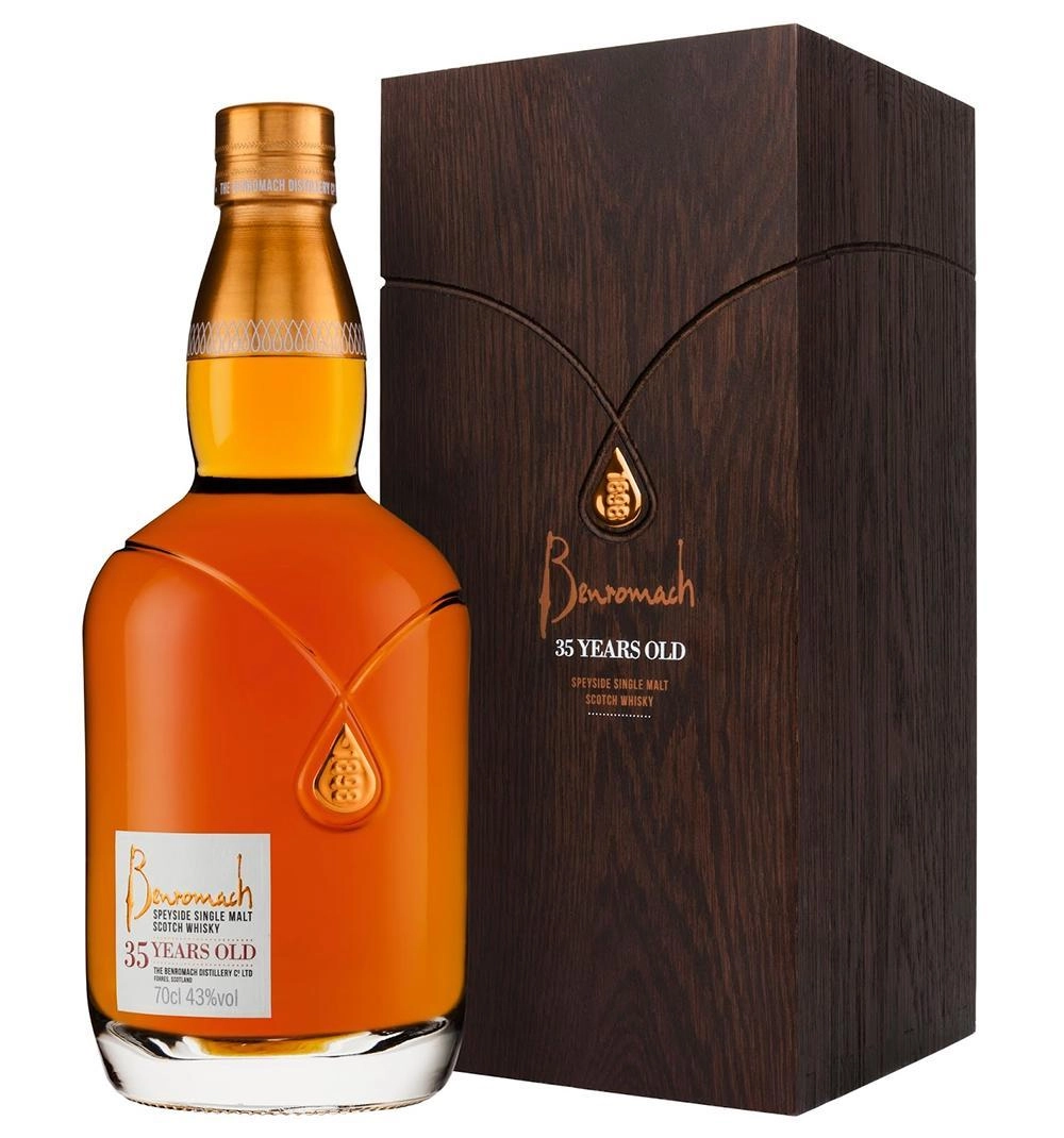 Виски Benromach 35 yo wooden box  700 мл