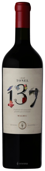 Вино Bodega Toneles Gran Tonel 137 Malbec  2020  750мл