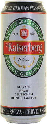 Пиво Kaiserberg Pilsener  in can  Кайзерберг Пилснер в жестяной банке 500 мл