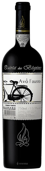 Вино  Quinta das Bágeiras   Avô Fausto Tinto  Bairrada    2017  750 мл