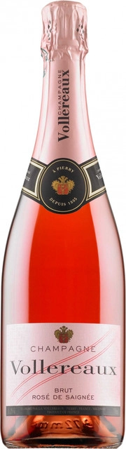 Шампанское Vollereaux Brut Rose de Saignee Champagne AOC gift box 750 мл