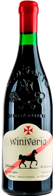 Вино Winiveria Kindzmarauli Виниверия Киндзмараули 2018 750 мл