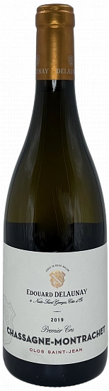 Вино Edouard Delaunay Chassagne-Montrachet 1-er Clos Saint Jean white dry   2018 750 мл