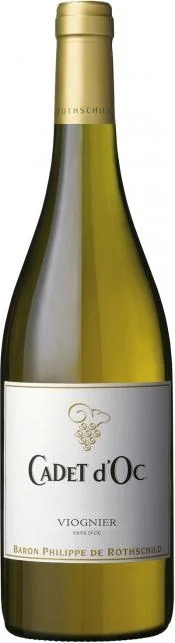 Вино  Cadet d'Oc  Viognier, Pays d'Oc IGP  Кадэ д'Ок  Вионье 2014  750 мл