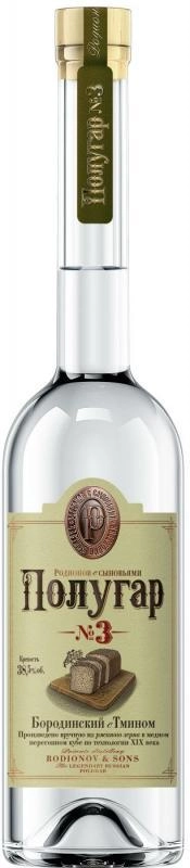 Водка "Polugar" №3 Caraway   1500 мл
