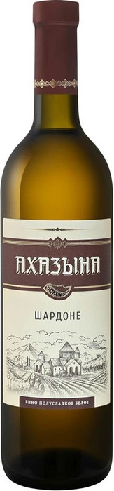 Вино Олимп  Ахазына Шардоне  750 мл