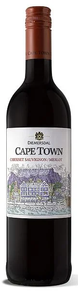 Вино Diemersdal Cabernet Sauvignon Merlot Cape Town WO 2021  750 мл