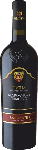 Вино  Barbanera Negroamaro Primitivo Барбанера Негроамаро Примитиво IGТ 750 мл