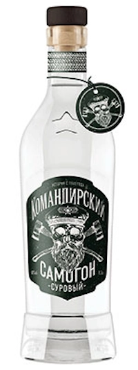 Водка Командирский Самогон Суровый 500 мл