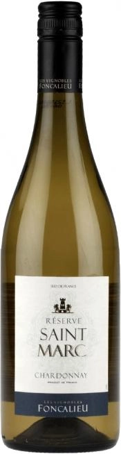 Вино Foncalieu Saint Marc  Reserve Chardonnay VdP d'Oc   2020  750 мл