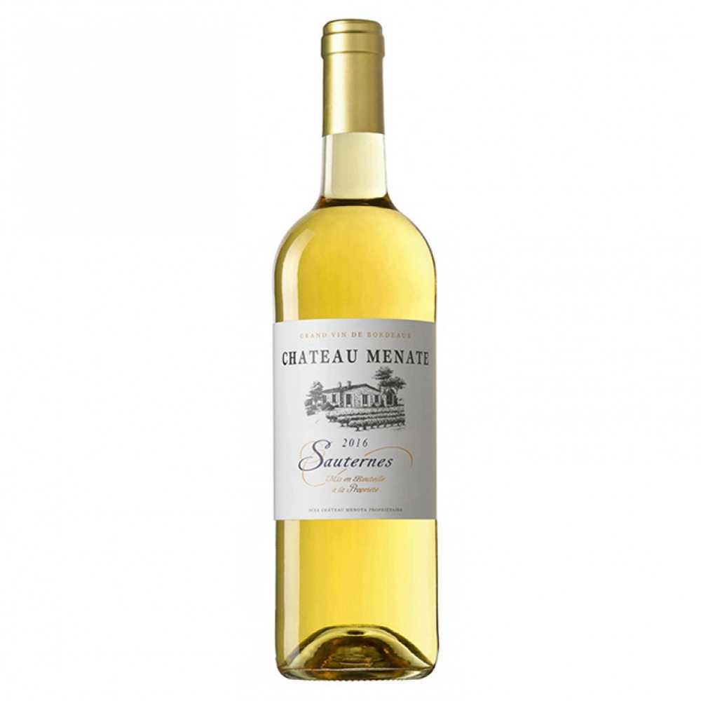 Вино  Chateau Menate, Sauternes  Шато Менат Сотерн  2019  750 мл