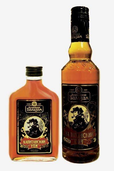 Настойка горькая Капитанский Ром Голд  250 мл