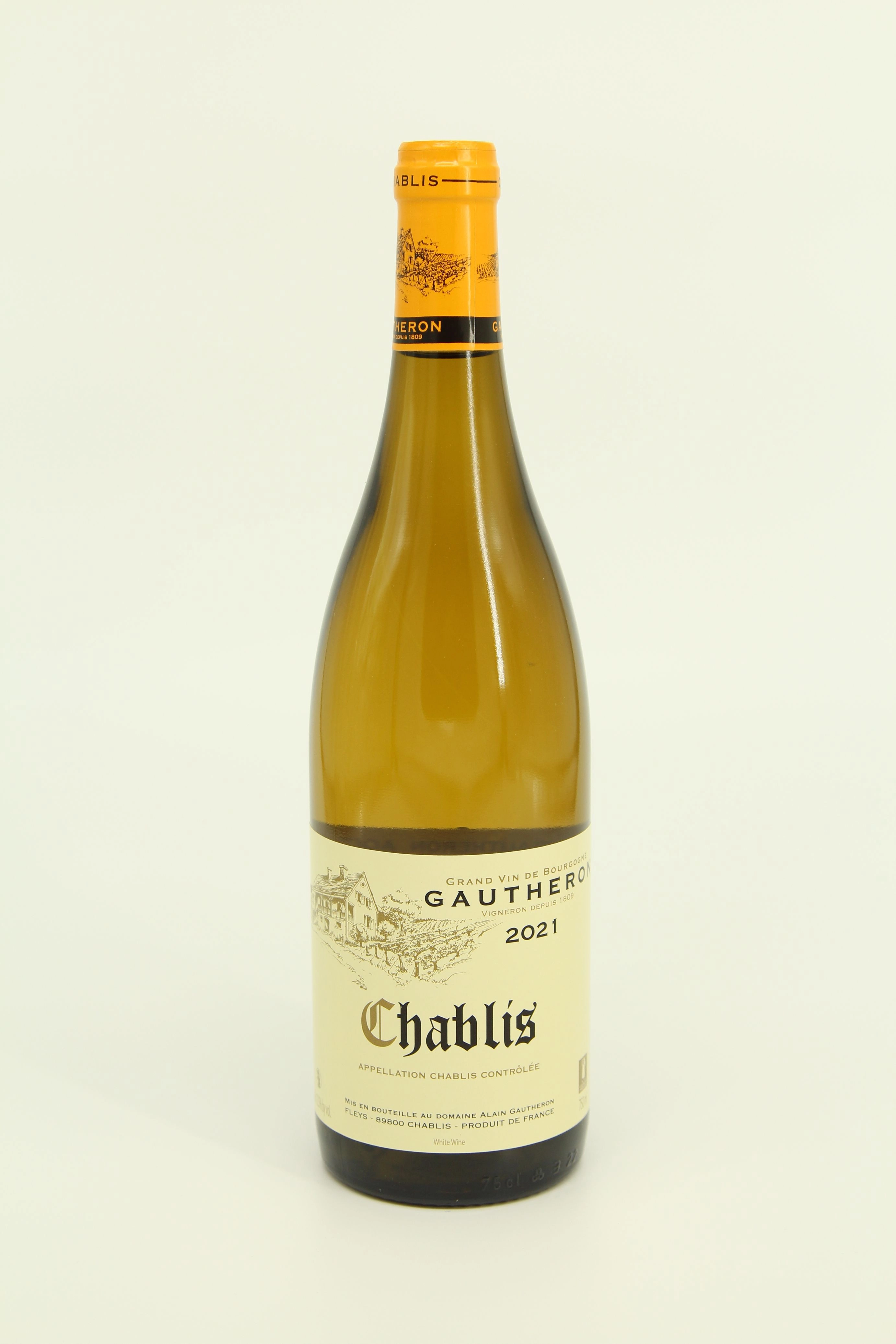 Вино Domaine Gautheron Chablis 2021 750 мл 12,5%