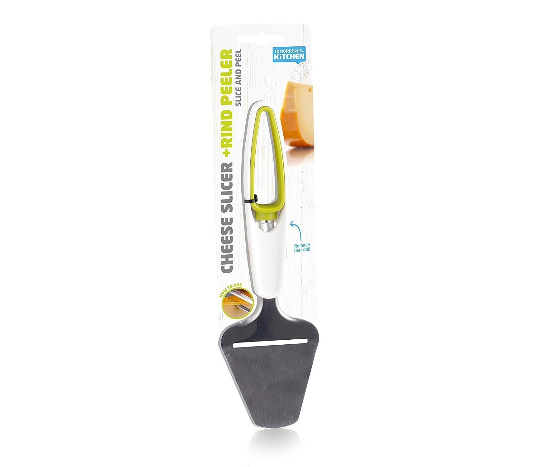 Набор VacuVin Cheese Slicer & Rind Peeler для резки сыра ломтиками и удаления корки, блистер