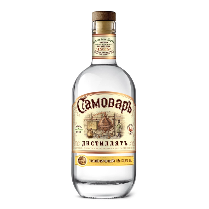 Напиток спиртной Самовар Пшеничный 0,5