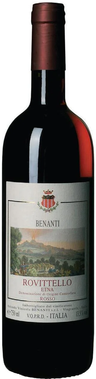 Вино Benanti Rovittello  Etna DOC Rosso Ровителла Этна Россо ДОК  Азиенда Виникола Бенанти 2000  750 мл