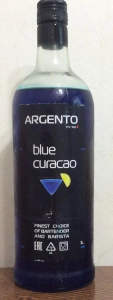 Сироп Спум Фудс Ардженто Блю кюрасао1000 мл