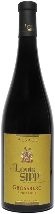 Вино Louis Sipp Grossberg Pinot Noir Alsace AOC Луи Сипп Гроссберг Пино Нуар 2015 750 мл