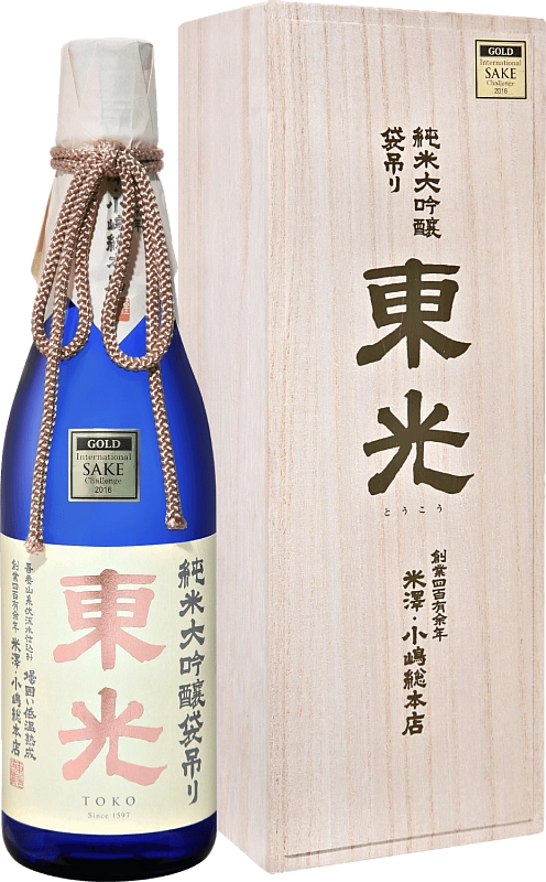 Саке  Toko Junmai Daiginjo Drip gift box Токо Дзюнмай Дайгиндзе Дрип в подарочной упаковке    720 мл