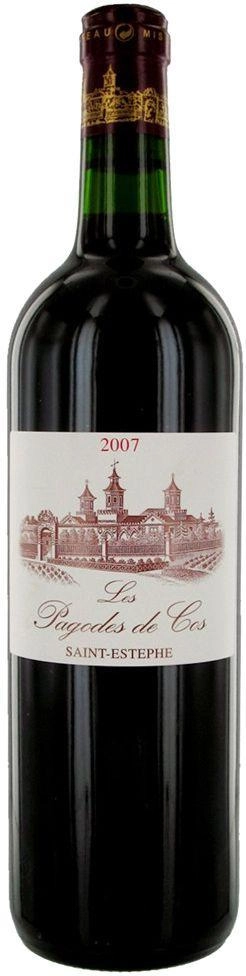 Вино Les Pagodes de Cos AOC Saint-Estephe  2007 750 мл