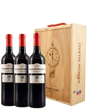 Вино Bodegas Ramon Bilbao Crianza Rioja DOC Бодегас Рамон Бильбао Крианса набор из 3 бутылок в падарочной упаковке 750 мл