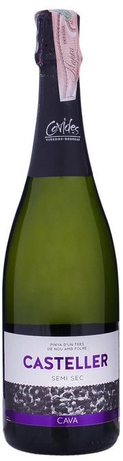Игристое вино Covides Casteller Semi-Sec Cava DO  750 мл