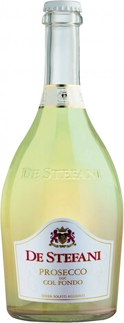 Игристое вино De Stefani Prosecco DOC Col Fondo  2019 750 мл
