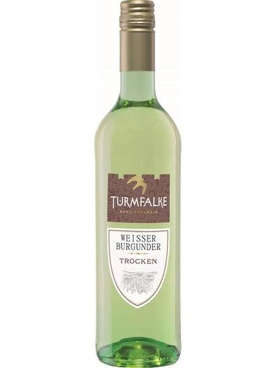Вино Peter Mertes Turmfalke Weisser Burgunder trocken Петер Мертес Турмфальке Вайссер Бургундер QbA 750 мл