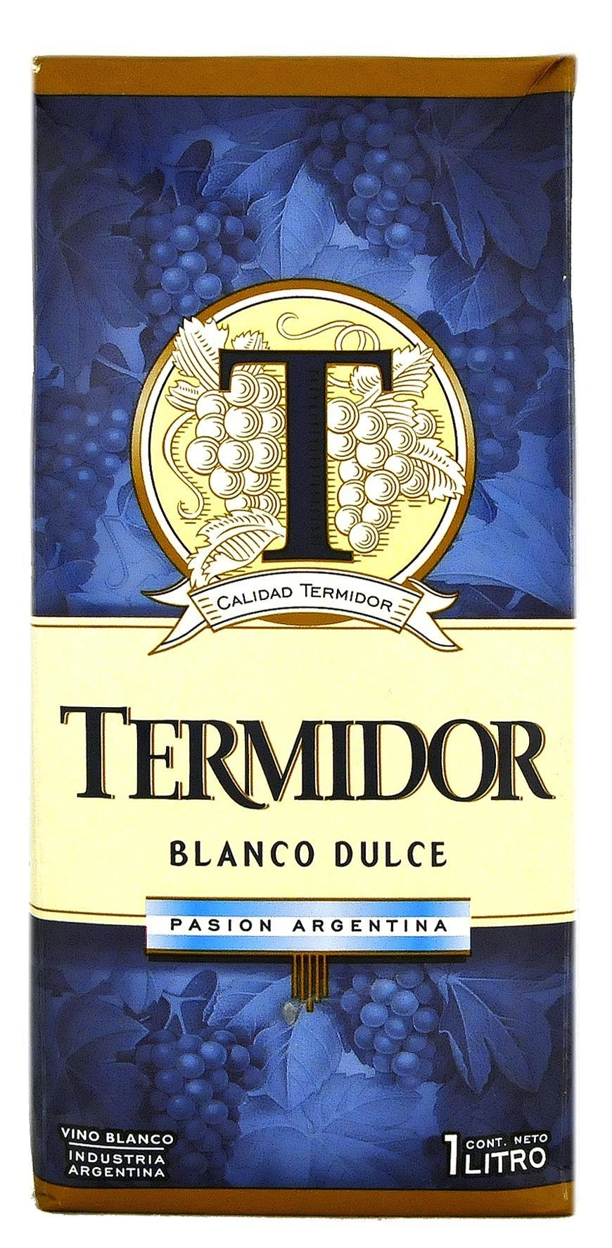 Вино Grupo Peñaflor  TERMIDOR VINO BLANCO DULCE Tetro Pak 1л.