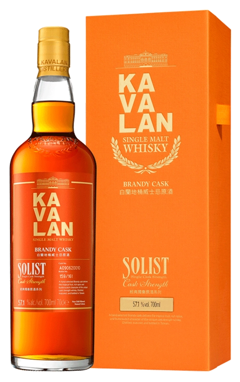 Виски Kavalan Solist Brandy Single Cask Strength  700 мл