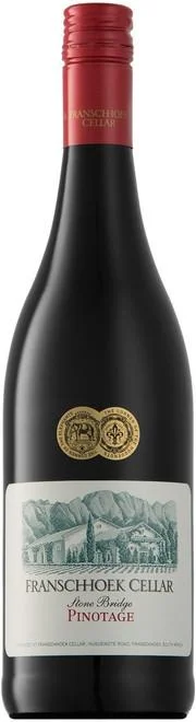 Вино  Franschhoek Cellar Stone Bridge Pinotage  Франшхук Селлар  Стоун Бридж Пинотаж  2016 750 мл