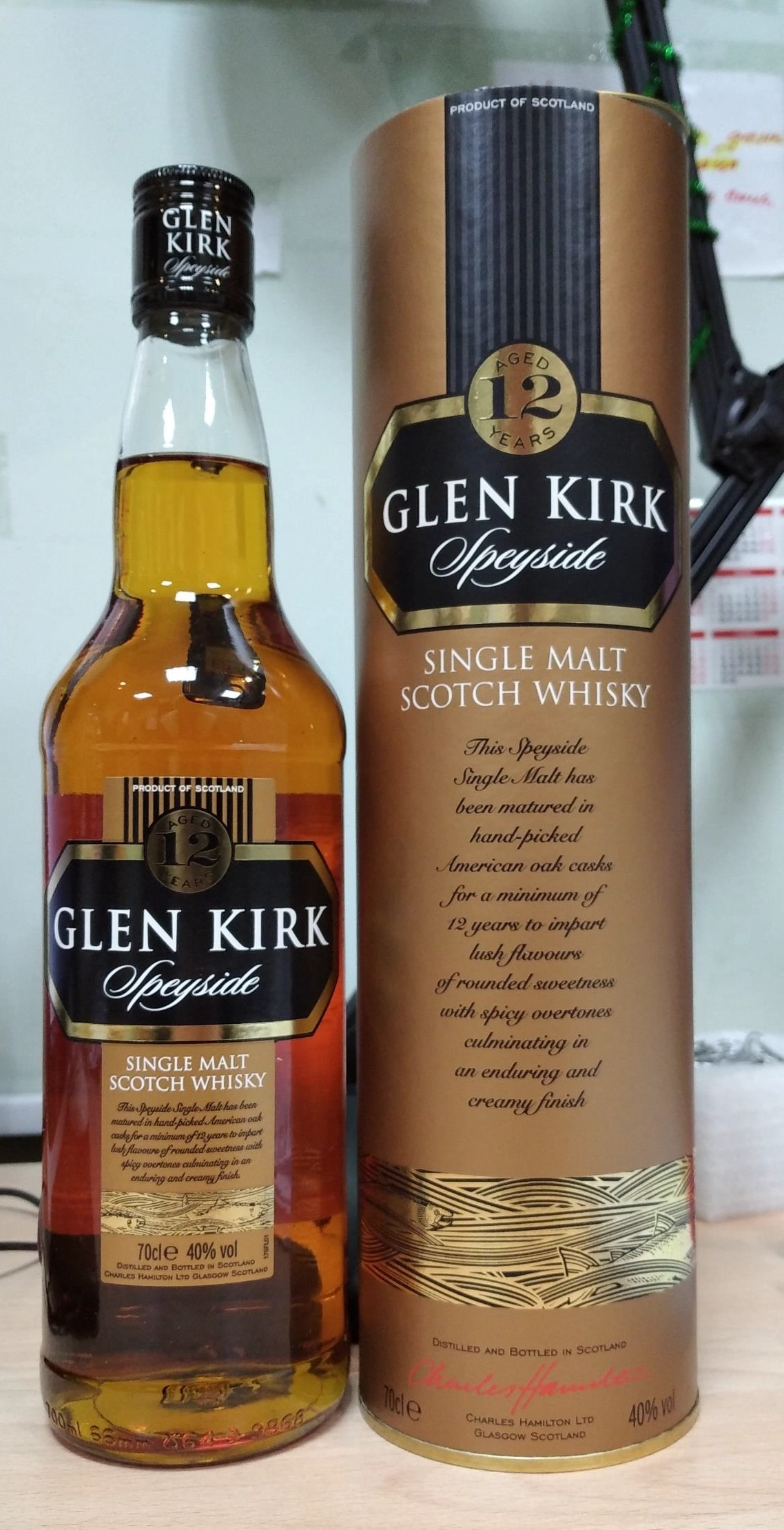 Виски Angus Dundee GLEN KIRK Speyside 12 Aged Years  700 мл