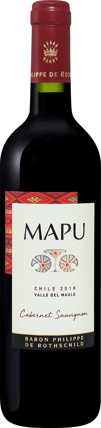Вино  Mapu Cabernet Sauvignon Maule Valley DO Baron Philippe de Rothschild   750 мл