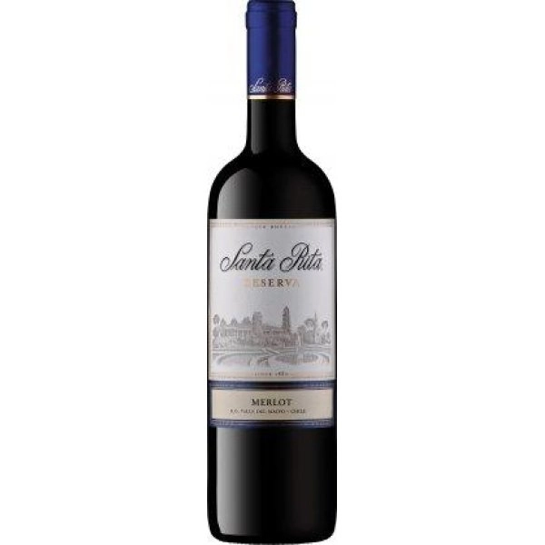 Вино Santa Rita Merlot. Reserva Санта Рита Мерло. Резерва 2014 750 мл