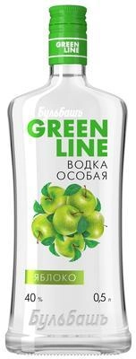 Водка Bulbash Greenline Apple  500 мл