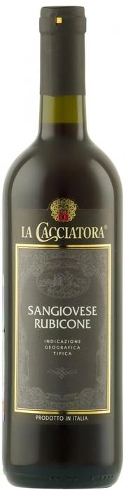 Вино La Cacciatora Sangiovese Rubicone IGT Ля Каччиатора Санджовезе Рубиконе 750 мл