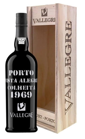 Портвейн Vista Alegre Сolheita деревянная упаковка 1969  750 мл 21,5%