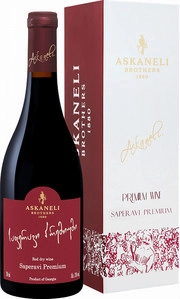 Вино Askaneli Brothers Saperavi Premium Artwine  gift box  750 мл