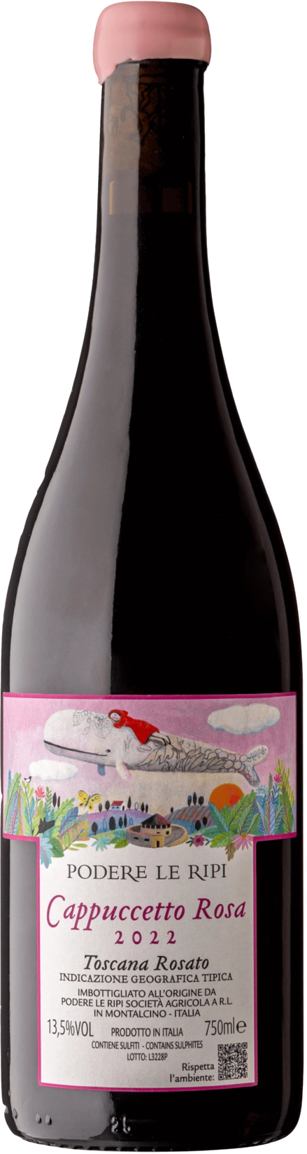Вино Podere Le Ripi Cappuccetto Rosa Toscana Rosato  2022 750 мл  13,5%
