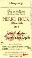 Вино Pierre Frick Pinot Blanc de Noirs Zero Sulfites Alsace AOC Пьер Фрик Пино Блан де Нуар 2018 750 мл