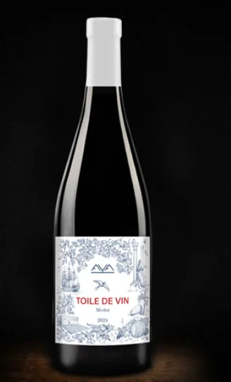 Вино Toile De Vin Merlot, Aya Organic Wine 2024 750 мл 13,4 %