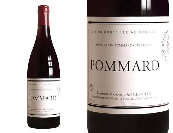 Вино Domaine Marquis d'Angerville Combes-Dessus Pommard Premier Cru AOC Домен Марки д'Арженвий Поммар 2009 750 мл