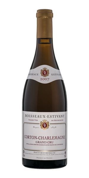 Вино  Boisseaux-Estivant  Corton Charlemagne Grand Cru AOC  blanc sec  Буассо-Эстиван  Кортон Шарлемань Гран Крю 2014 750 мл