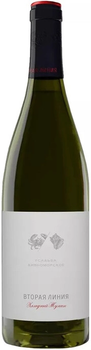 Вино Усадьба Дивноморское Вторая Линия Холодный Туман  2024 750  мл