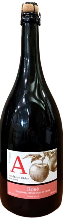 Сидр Андреев  Rose (шампенуа / яблоки, красная смородина) экстра брют 750 мл