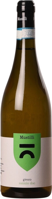 Вино Mustilli Greco Sannio Sant' Agata de' Goti DOC Мустилли Греко Саннио 2020 750 мл