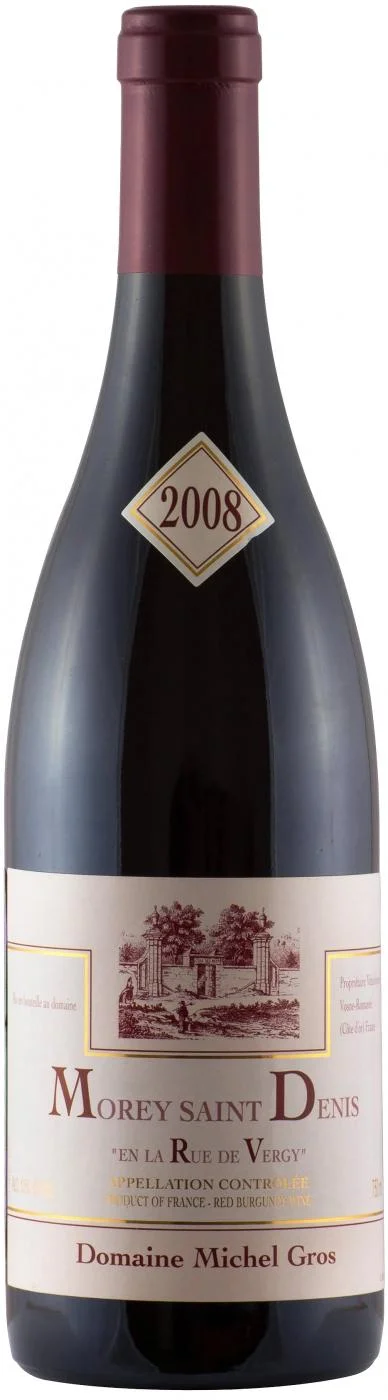Вино Domaine Michel Gros  Morey Saint Denis  En la Rue de Vergy  AOC Домен Мишель Гро Море Сен Дени  Ан ля Ру де Вержи 2012  750 мл