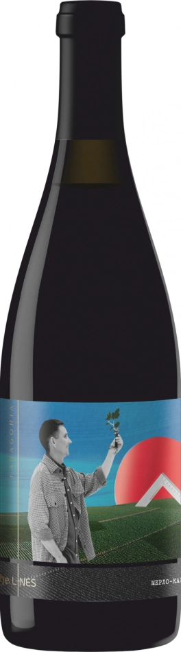 Вино  The Lines  Мерло — Каберне  красное сухое 2020     750 мл