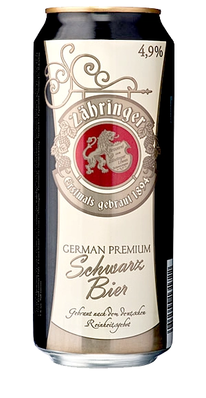 Пиво ZAHRINGER Schwarzbier 500 мл