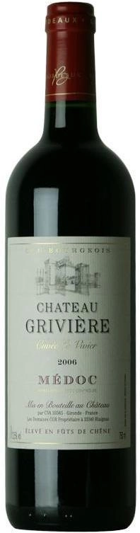 Шато Гривьер, Медок АОС, Les Domaines C.G.R./ Лэ Домэн C.G.R, 2006